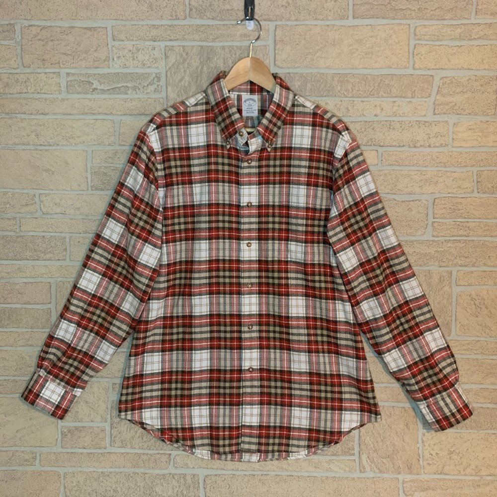 Brooks Brothers Regent Red Plaid Button Down Shirt